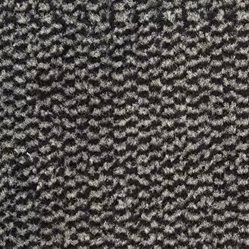 JVL Grey and Black Heavy Duty Dirt Repellent Barrier Door Floor Mat, W: 60 cm, D: 80 cm – 4