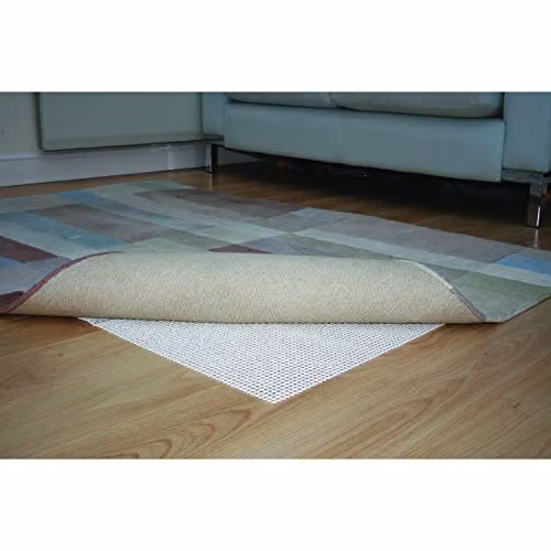 JVL Rug Safe Rug Gripper for Hard Floors in White or Beige, W: 90 cm, D: 60 cm – 1