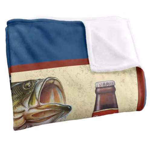JQ Licensing Bassin Ale Silky Touch Super Soft Fluffy Fleece Throw Blanket, Multicolour, W: 91 cm, D: 147 cm – 2
