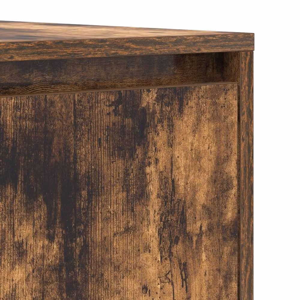 Berkfield Home Smoked Oak Sideboard in Brown, W/D/H: 120 x 41 x 75 cm – 2