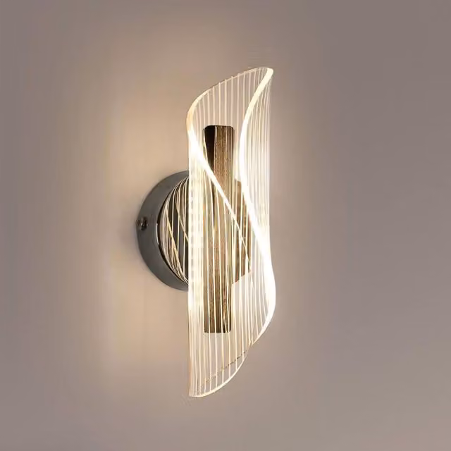 Goeco 16W Modern LED Wall Light in Silver with 3 Colour Temperatures – 1