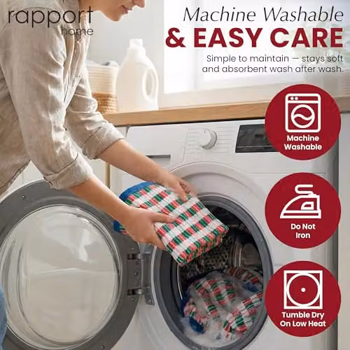 Rapport Home Santa Cruz Striped 100% Cotton Hand Towel 2 Pack, Multicolour, W: 50 cm x H: 85 cm – 7