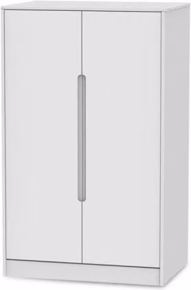 Welcome Monaco Childrens Small 2 Door Wardrobe in White
