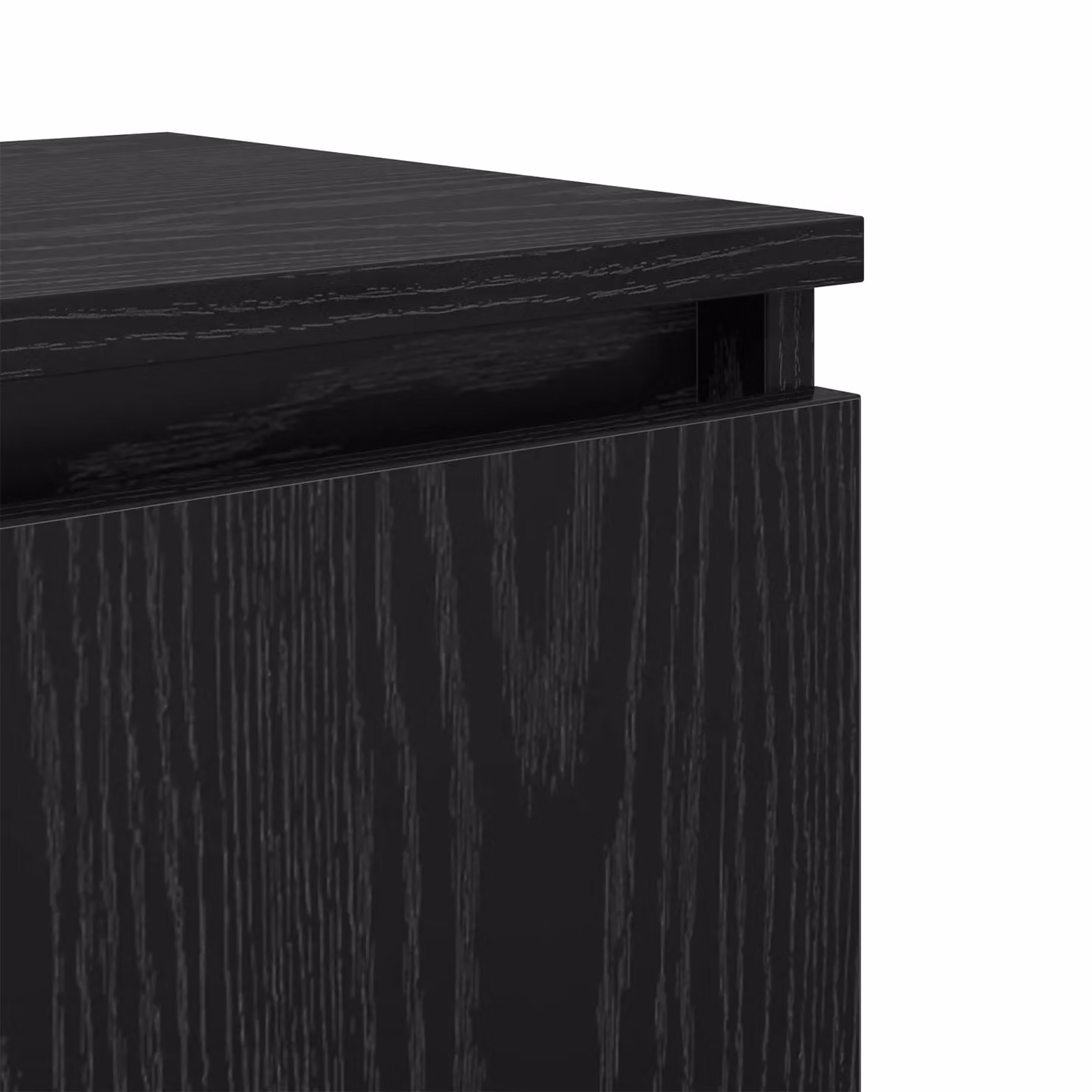 Berkfield Home Black Oak Nightstand, Black, W/D/H: 40 x 30 x 50 cm – 7