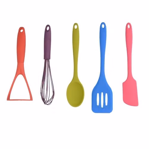 Kitchen Craft Silicone Kitchen Utensils Set, Multicolour, 14 Pieces – 1