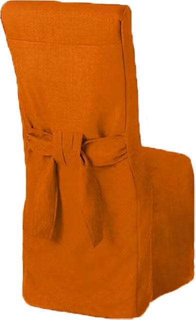 Gardenista Brick Red Plain Dining Chair Slipcovers for Weddings and Banquets