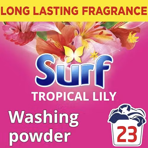 Surf Tropical Lily and Ylang Ylang Washing Powder, 1.15 kg – 2