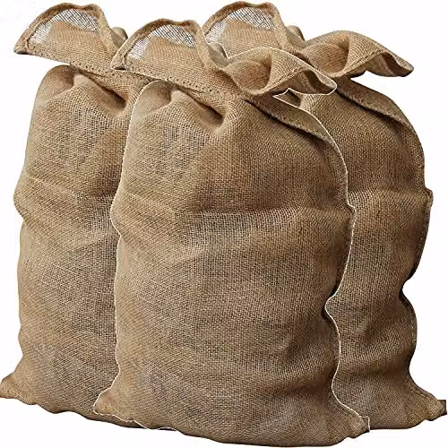 SolaDirect Pack of 50 Natural Beige Jute Hessian Sacks, W/H: 60 x 100 cm – 5