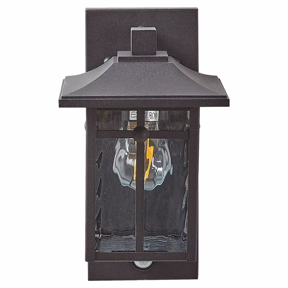 Wyld and Coco Retro Lantern Outdoor Wall Light in Matt Black with Motion Sensor – 4