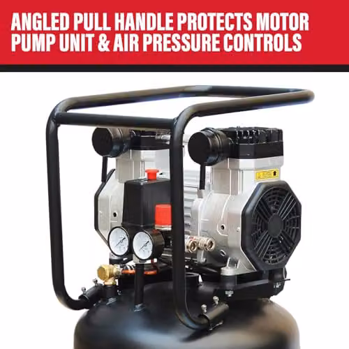 SIP Airmate Vertical 100L Oil-Free Direct Drive Air Compressor, 3hp, 8Bar, Black – 2