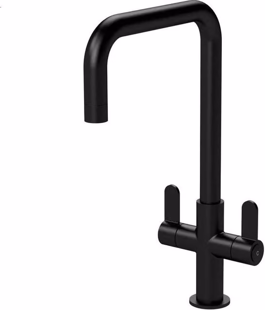 Nuie Kosi Matte Black Mono Kitchen Sink Mixer Tap with Swivel Spout
