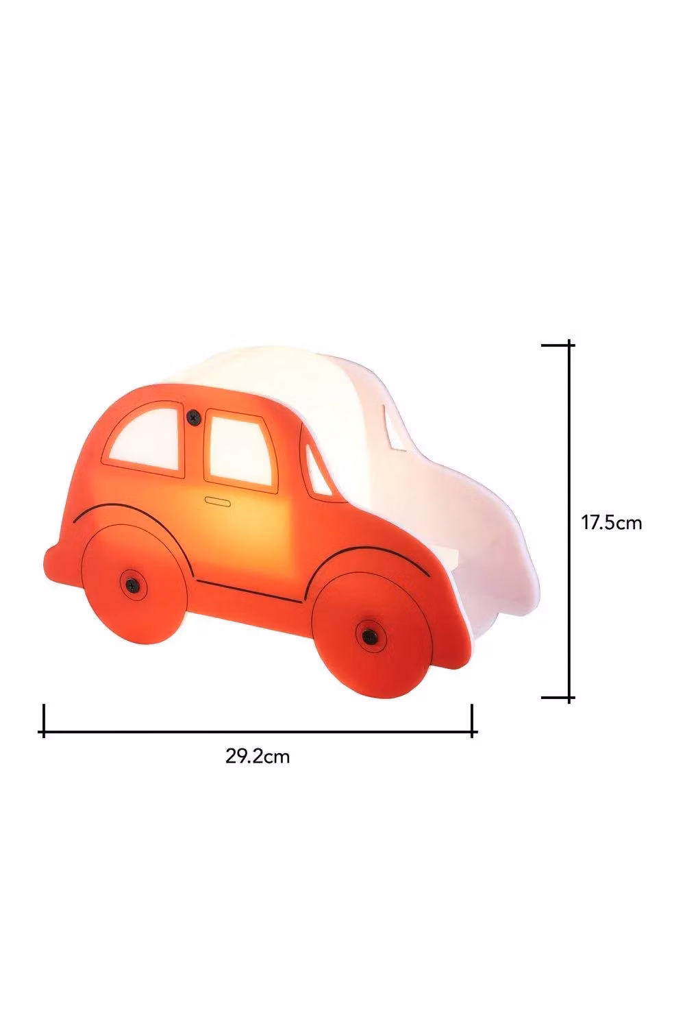 BHS Lighting Glow Car LED Table Lamp in Red – 2