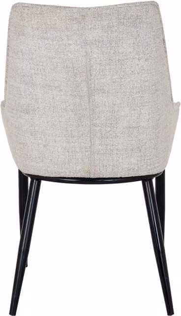 Zephra Modern Upholstered Dining Chair in White