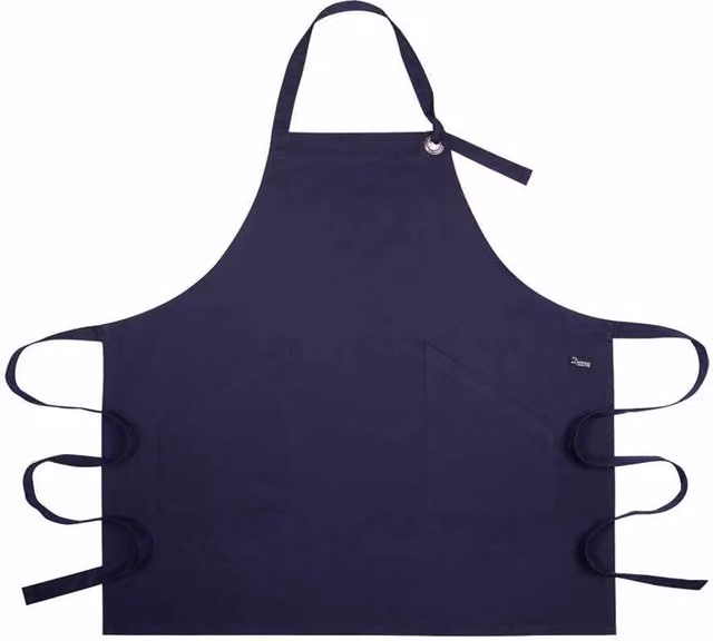 Dennys Cotton Canvas Apron in Blue