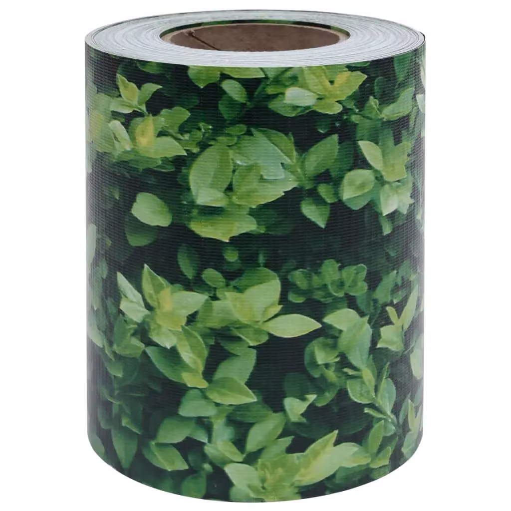 Berkfield Home Garden Green PVC Privacy Screen with Metal Strips and Clamps, W: 700 cm, H: 19 cm – 3
