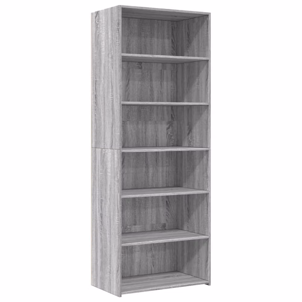 Berkfield Home Grey Sonoma Highboard in Engineered Wood, W/D/H: 70 x 41 x 185 cm – 2