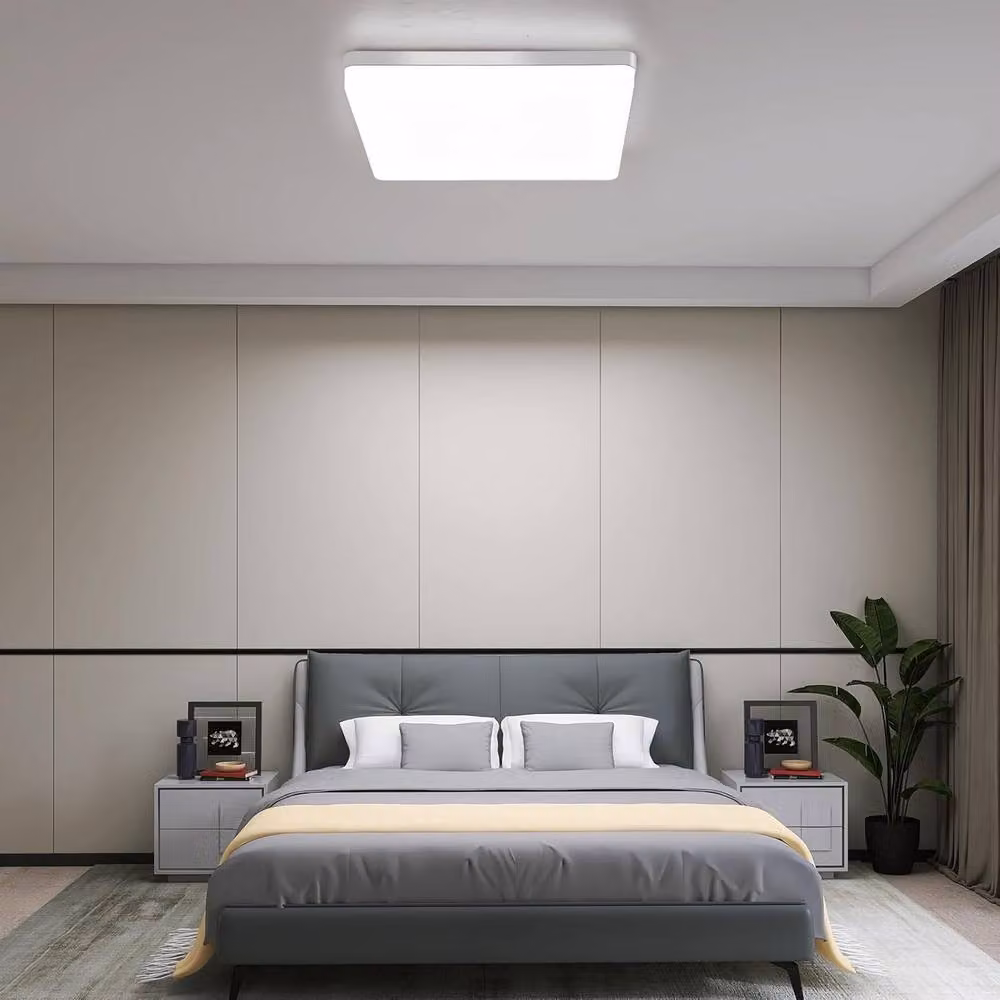 COMELY 32W LED Square Ceiling Light in White, IP44 Rated for Bathroom and Living Room Use – 4