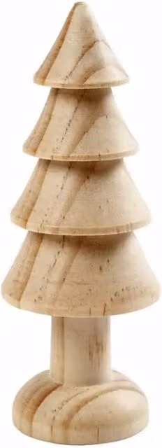 KDMD Brown Pine Christmas Tree Tabletop Pendant, 3 Pack, Height: 10 cm