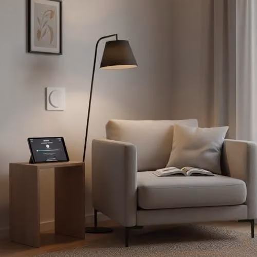 ENER-J Smart Wi-Fi 1 Gang Dimmable Touch Switch for LED Lights in White – 3