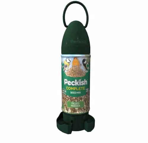 Peckish Complete Wild Bird Seed Ready to Use Bird Feeder in Green – 1