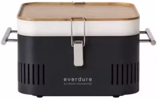 Everdure CUBE Portable Tabletop Charcoal Barbecue in Graphite Grey