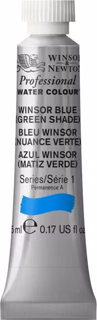 Winsor and Newton Professional Watercolour Paint Winsor Blue Green 5ml