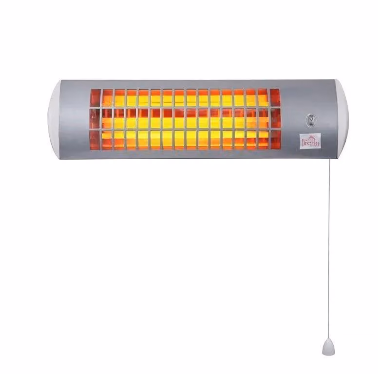 Primrose 1.8kW IPX4 Wall Mounted Quartz Bulb Electric Tube Heater with 3 Power Settings in White – 4