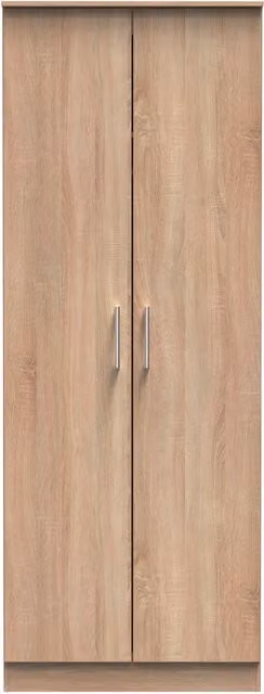 Ready Assembled 2 U Cornwall 2 Door Wardrobe in Light Oak – 1