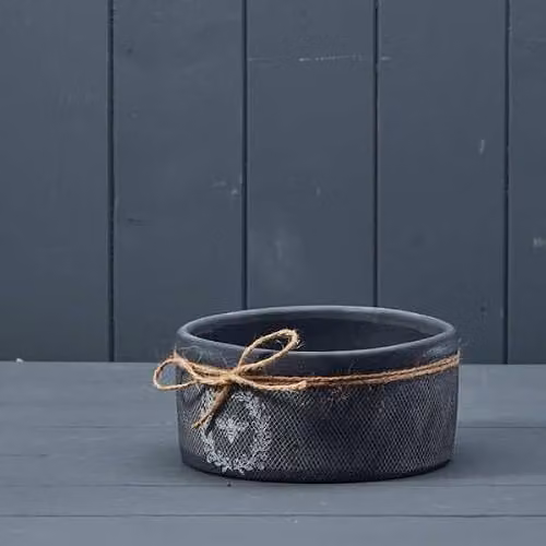 Gift Company Black and Multicolour Bee Motif Ceramic Plant Pot – 1