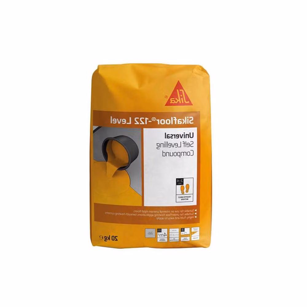 Sika Sikafloor-122 Level Universal Self Levelling Cement Screed, Grey, 20 kg – 2