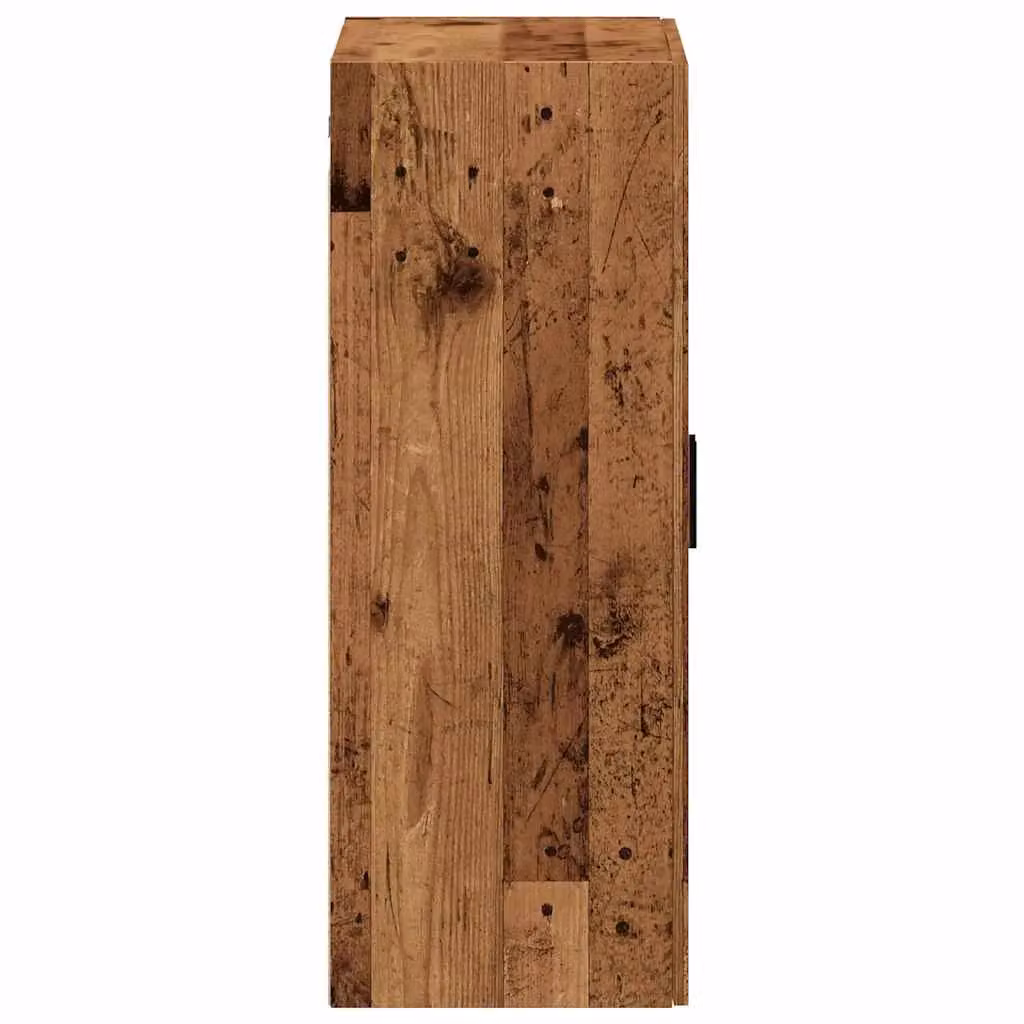 Berkfield Home Wall Mounted Rustic Cabinet in Old Wood Brown, W: 69.5 cm, D: 34 cm, H: 90 cm – 3