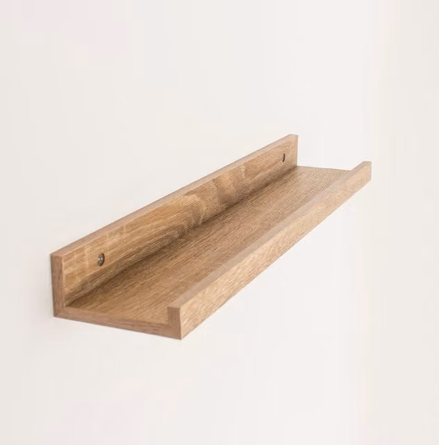 Core Products Ltd Dura Wall Mounted Display Shelf in Oak Brown