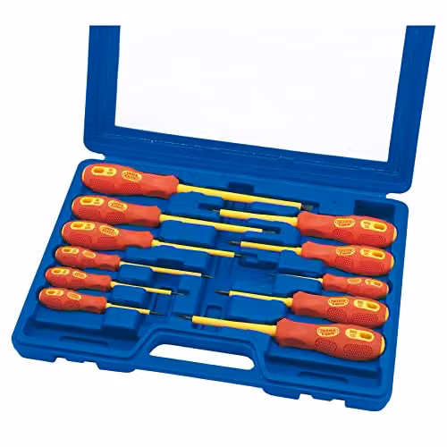 Draper Expert 69234 11-Piece VDE-Approved Fully Insulated Screwdriver Set, Blue – 2