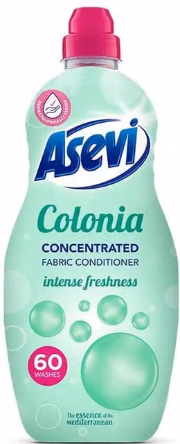 Asevi Colonia Concentrated Fabric Conditioner, Multicolour, 1.38 l