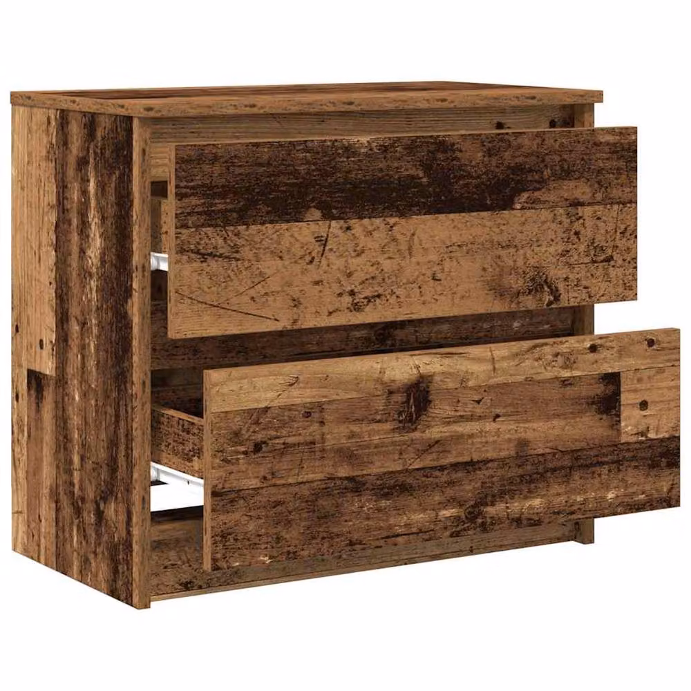 Berkfield Home Rustic TV Cabinet in Brown, W/D/H: 60 x 35 x 54 cm – 3