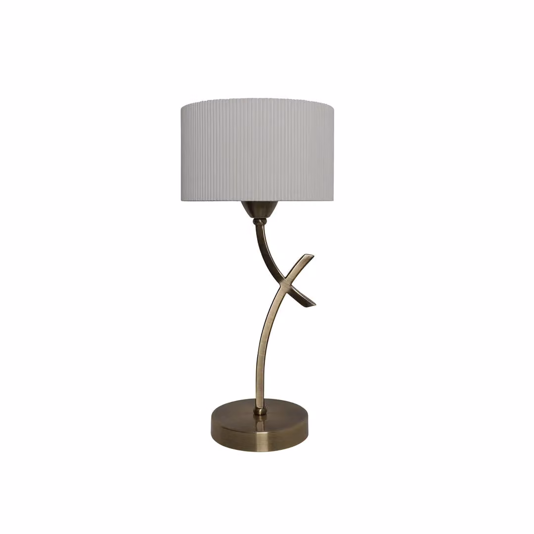 Pagazzi Justina Antique Brass Table Lamp in Gold – 2
