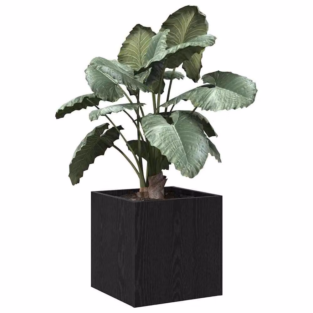 Berkfield Home Black Oak Planter Box W/D/H: 40 x 40 x 40 cm – 3