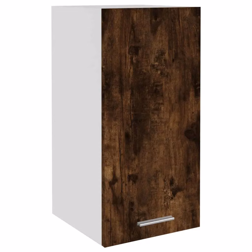 Berkfield Home Smoked Oak Hanging Kitchen Cabinet, Brown, W/D/H: 29.5 x 31 x 60 cm – 2