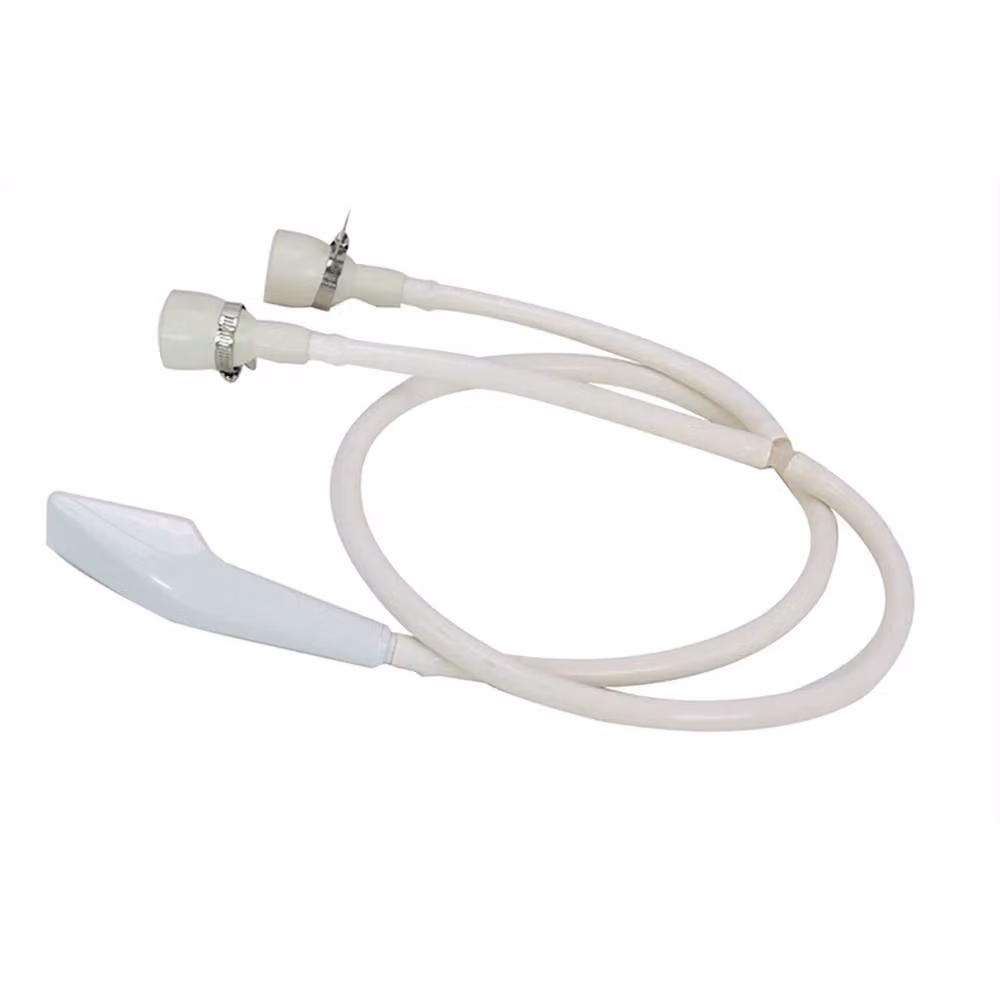 Nordara Double Tap-Tap-Mount Shower Attachment Spray Hose, White, W/D/H: 52 cm x 1000 cm