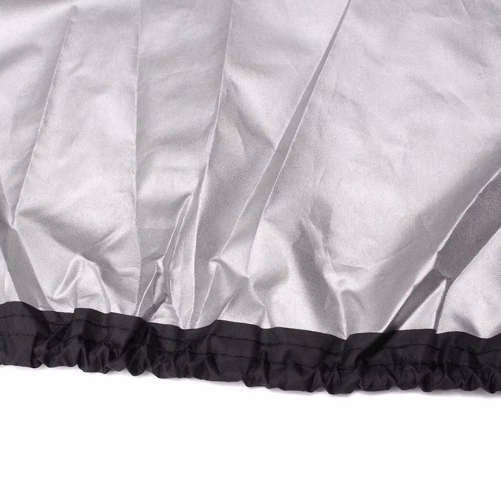 KORVIXA Heavy Duty Black Polyester Gas Grill Cover, W: 58 cm, D: 77 cm – 3