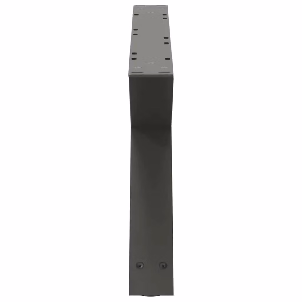 Berkfield Home Steel Coffee Table Legs, 2 Pieces, Anthracite, Height: 70 cm – 4