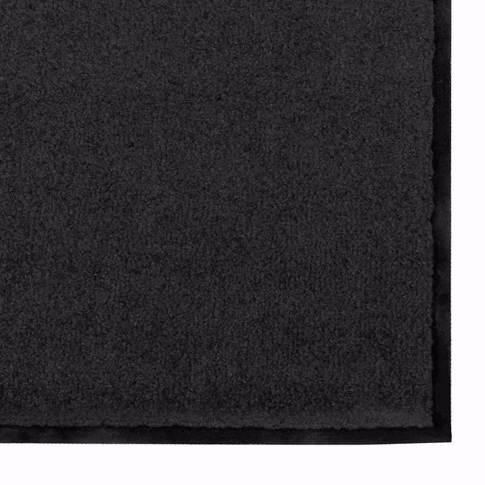 Berkfield Home Modern Black Rectangular Polypropylene Door Mat, W: 120 cm, D: 300 cm – 4