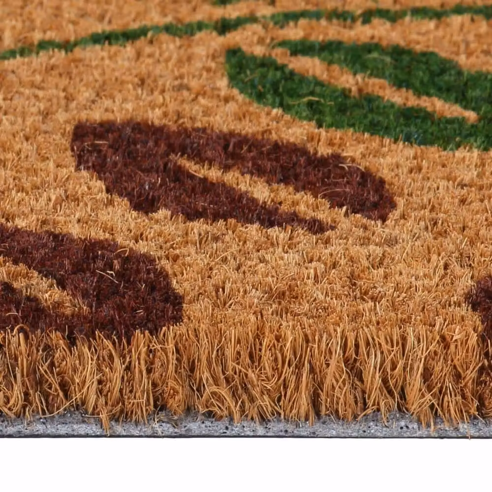 Berkfield Home Rectangular Coir and PVC Door Mat, Brown, W: 45 cm, D: 75 cm – 2