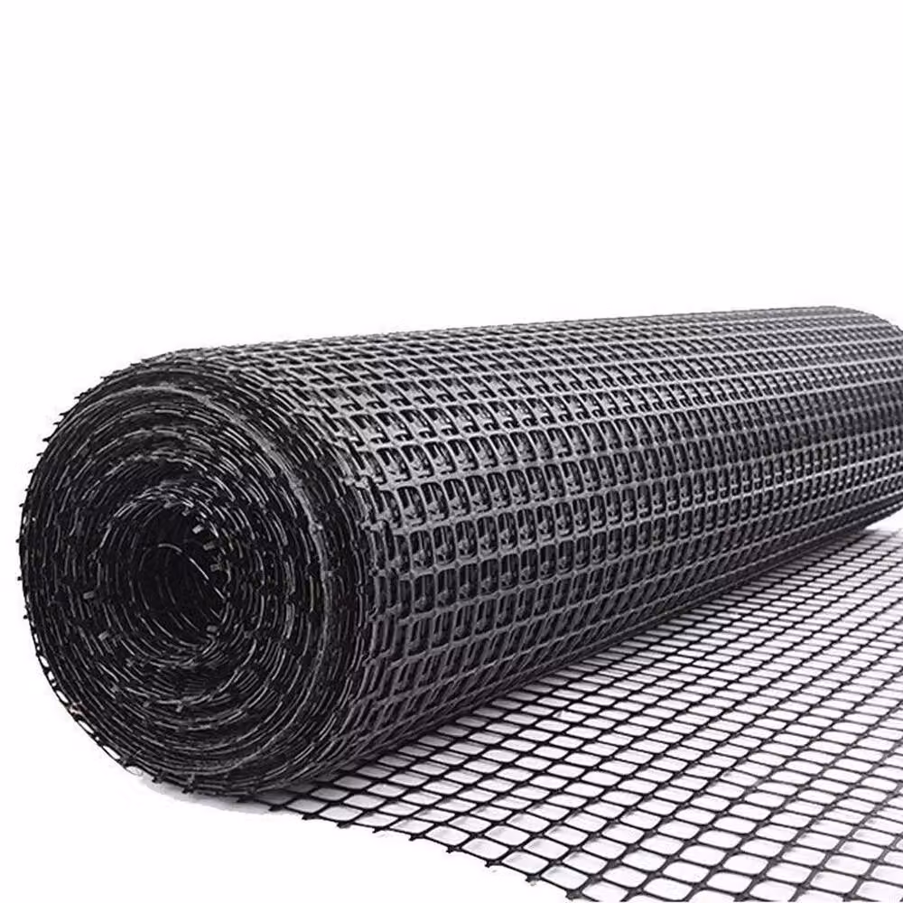 FLAVORA Black PVC Plastic Chicken Wire Mesh Garden Fencing, 10m x 0.6m – 2