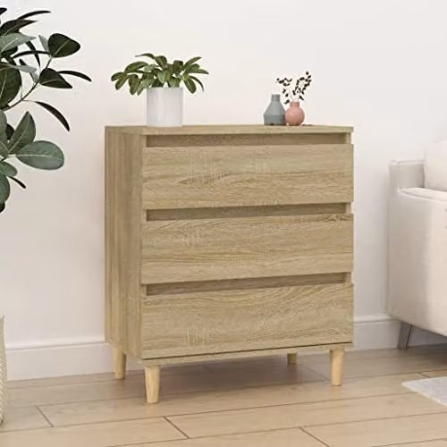 vidaXL Sonoma Oak Sideboard in Brown, W/D/H: 60 x 35 x 70 cm – 2