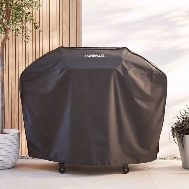 Tower Black Gas Grill Cover