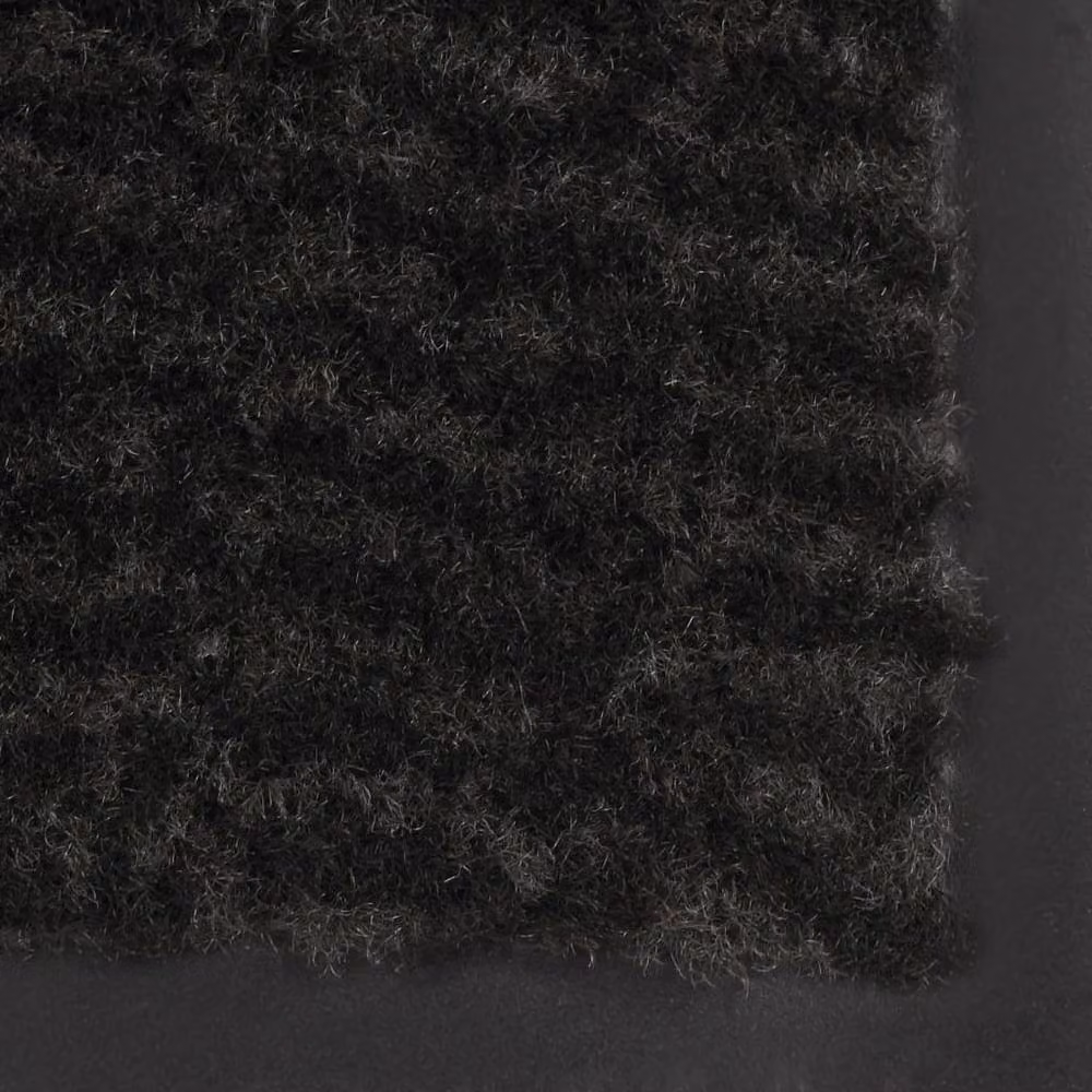 Berkfield Home Rectangular Tufted Dust Control Mat, Black, W: 80 cm, L: 120 cm – 2