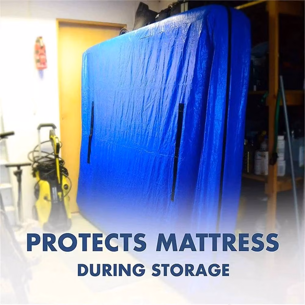 Nordara Waterproof Mattress Storage Bag with Handles in Blue, W/D/H: 208 x 200 x 38 cm – 2