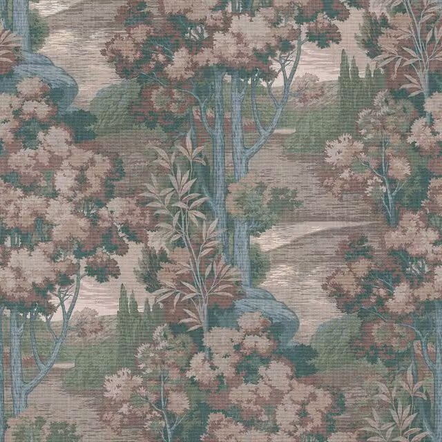 House of Hackney Halcyon Cosmos Floral Wallpaper Sample in Multicolour