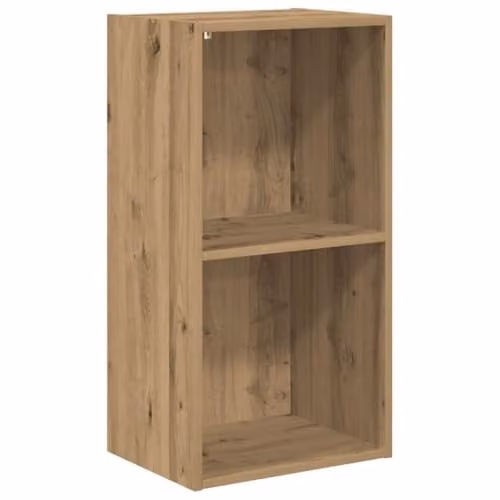 vidaXL Bookcase in Artisan Oak Brown, MDF, W/D/H: 40 x 30 x 77 cm – 1